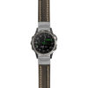 g.d2d.st23 Main Black & White StrapsCo Heavy Duty Mens Leather Watch Band Strap 20mm