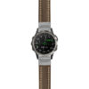 g.d2d.st23 Main Brown & White StrapsCo Heavy Duty Mens Leather Watch Band Strap 20mm