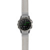 g.d2d.st23 Main Grey & White StrapsCo Heavy Duty Mens Leather Watch Band Strap 20mm