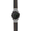 g.d2dpx.st23 Main Black & Blue StrapsCo Heavy Duty Mens Leather Watch Band Strap 20mm
