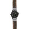 g.d2dpx.st25 Main Black & Orange StrapsCo Heavy Duty Carbon Fiber Watch Strap 20mm
