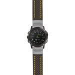 g.d2dpx.st25 Main Black & Yellow StrapsCo Heavy Duty Carbon Fiber Watch Strap 20mm