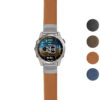 g.d2m1.st24 Gallery Tan StrapsCo Heavy Duty Leather Watch Band Strap 20mm