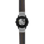 g.dg1.st23 Main Black & Blue StrapsCo Heavy Duty Mens Leather Watch Band Strap 20mm