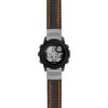 g.dg1.st23 Main Black & Orange StrapsCo Heavy Duty Mens Leather Watch Band Strap 20mm