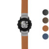 g.dg1.st24 Gallery Tan StrapsCo Heavy Duty Leather Watch Band Strap 20mm