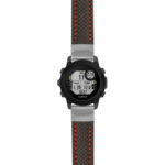g.dg1.st25 Main Black & Red StrapsCo Heavy Duty Carbon Fiber Watch Strap 20mm
