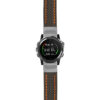 g.dmk1.st25 Main Black & Orange StrapsCo Heavy Duty Carbon Fiber Watch Strap 20mm