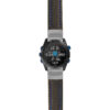g.dmk2.st23 Main Black & Blue StrapsCo Heavy Duty Mens Leather Watch Band Strap 20mm
