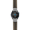 g.dmk2.st23 Main Black & White StrapsCo Heavy Duty Mens Leather Watch Band Strap 20mm