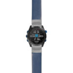 g.dmk2.st24 Main Blue StrapsCo Heavy Duty Leather Watch Band Strap 20mm