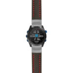 g.dmk2.st25 Main Black & Red StrapsCo Heavy Duty Carbon Fiber Watch Strap 20mm