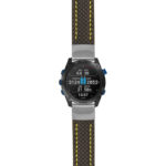 g.dmk2.st25 Main Black & Yellow StrapsCo Heavy Duty Carbon Fiber Watch Strap 20mm