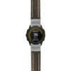 g.ed.st23 Main Black & White StrapsCo Heavy Duty Mens Leather Watch Band Strap 20mm