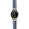 g.ed.st23 Main Blue & White StrapsCo Heavy Duty Mens Leather Watch Band Strap 20mm