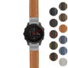 g.ep2.st23 Gallery Tan & White StrapsCo Heavy Duty Mens Leather Watch Band Strap 20mm