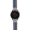 g.ep2.st23 Main Blue & Orange StrapsCo Heavy Duty Mens Leather Watch Band Strap 20mm