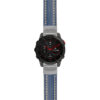 g.ep2.st23 Main Blue & White StrapsCo Heavy Duty Mens Leather Watch Band Strap 20mm