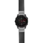 g.ep2.st24 Main Black StrapsCo Heavy Duty Leather Watch Band Strap 20mm
