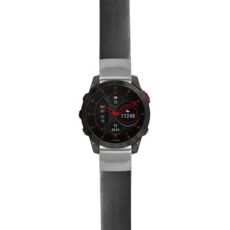 g.ep2.st24 Main Black StrapsCo Heavy Duty Leather Watch Band Strap 20mm