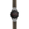 g.f5.st23 Main Black & White StrapsCo Heavy Duty Mens Leather Watch Band Strap 20mm