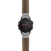 g.f5.st23 Main Brown & White StrapsCo Heavy Duty Mens Leather Watch Band Strap 20mm
