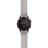 g.f5.st23 Main Grey & White StrapsCo Heavy Duty Mens Leather Watch Band Strap 20mm