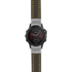 g.f5.st25 Main Black & Yellow StrapsCo Heavy Duty Carbon Fiber Watch Strap 20mm