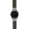 g.f6.st23 Main Black & Red StrapsCo Heavy Duty Mens Leather Watch Band Strap 20mm