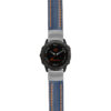 g.f6.st23 Main Blue & Orange StrapsCo Heavy Duty Mens Leather Watch Band Strap 20mm