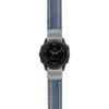 g.f6.st23 Main Blue & White StrapsCo Heavy Duty Mens Leather Watch Band Strap 20mm
