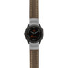g.f6.st23 Main Brown & White StrapsCo Heavy Duty Mens Leather Watch Band Strap 20mm