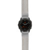 g.f6.st23 Main Grey & White StrapsCo Heavy Duty Mens Leather Watch Band Strap 20mm
