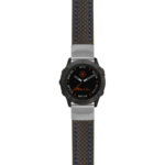 g.f6.st25 Main Black & Blue StrapsCo Heavy Duty Carbon Fiber Watch Strap 20mm