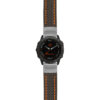 g.f6.st25 Main Black & Orange StrapsCo Heavy Duty Carbon Fiber Watch Strap 20mm