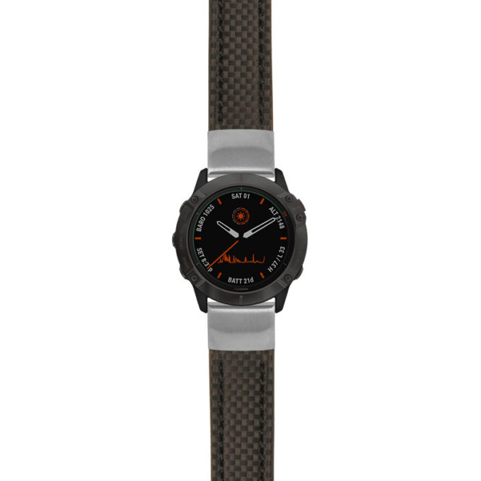 g.f6.st25 Main Black StrapsCo Heavy Duty Carbon Fiber Watch Strap 20mm