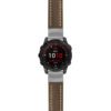 g.f7.st23 Main Brown & White StrapsCo Heavy Duty Mens Leather Watch Band Strap 20mm