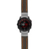 g.f7.st25 Main Black & Orange StrapsCo Heavy Duty Carbon Fiber Watch Strap 20mm