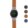 g.f745.st24 Gallery Tan StrapsCo Heavy Duty Leather Watch Band Strap 20mm