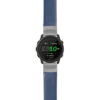 g.f745.st24 Main Blue StrapsCo Heavy Duty Leather Watch Band Strap 20mm