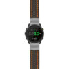 g.f745.st25 Main Black & Orange StrapsCo Heavy Duty Carbon Fiber Watch Strap 20mm