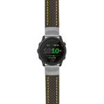 g.f745.st25 Main Black & Yellow StrapsCo Heavy Duty Carbon Fiber Watch Strap 20mm