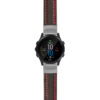 g.f945.st23 Main Black & Red StrapsCo Heavy Duty Mens Leather Watch Band Strap 20mm