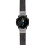 g.f945.st25 Main Black & Blue StrapsCo Heavy Duty Carbon Fiber Watch Strap 20mm