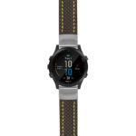 g.f945.st25 Main Black & Yellow StrapsCo Heavy Duty Carbon Fiber Watch Strap 20mm