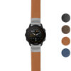 g.f955.st24 Gallery Tan StrapsCo Heavy Duty Leather Watch Band Strap 20mm