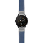 g.f955.st24 Main Blue StrapsCo Heavy Duty Leather Watch Band Strap 20mm