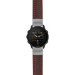 g.f955.st25 Main Black & Red StrapsCo Heavy Duty Carbon Fiber Watch Strap 20mm
