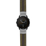 g.f955.st25 Main Black & Yellow StrapsCo Heavy Duty Carbon Fiber Watch Strap 20mm