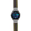 g.f965.st23 Main Black & Yellow StrapsCo Heavy Duty Mens Leather Watch Band Strap 20mm